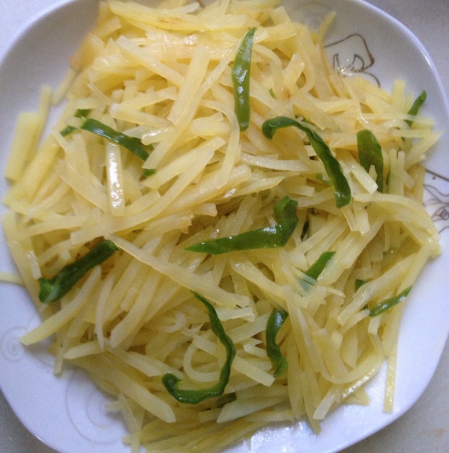 青椒土豆丝