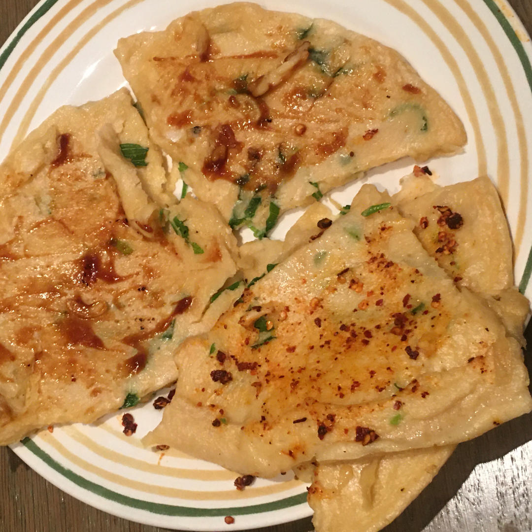 胡萝卜葱花鸡蛋饼
