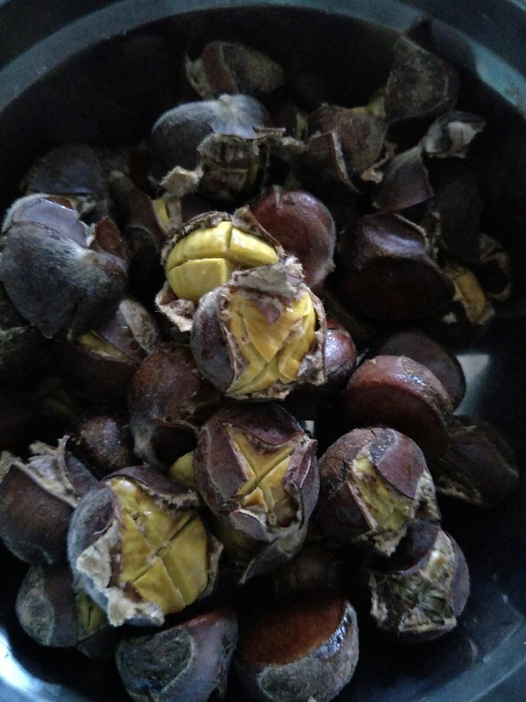 烤箱版糖炒栗子