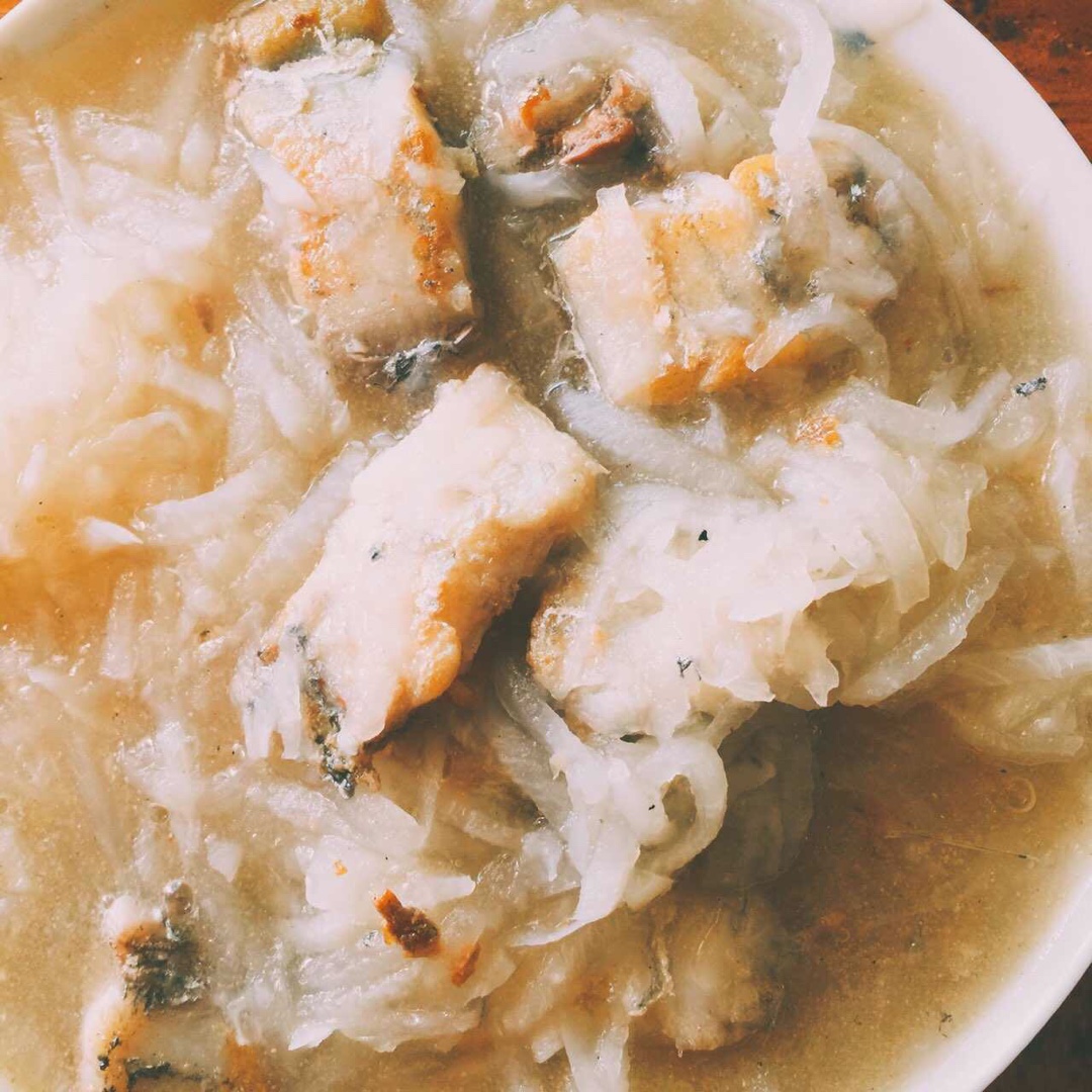 醋溜白菜带鱼羹