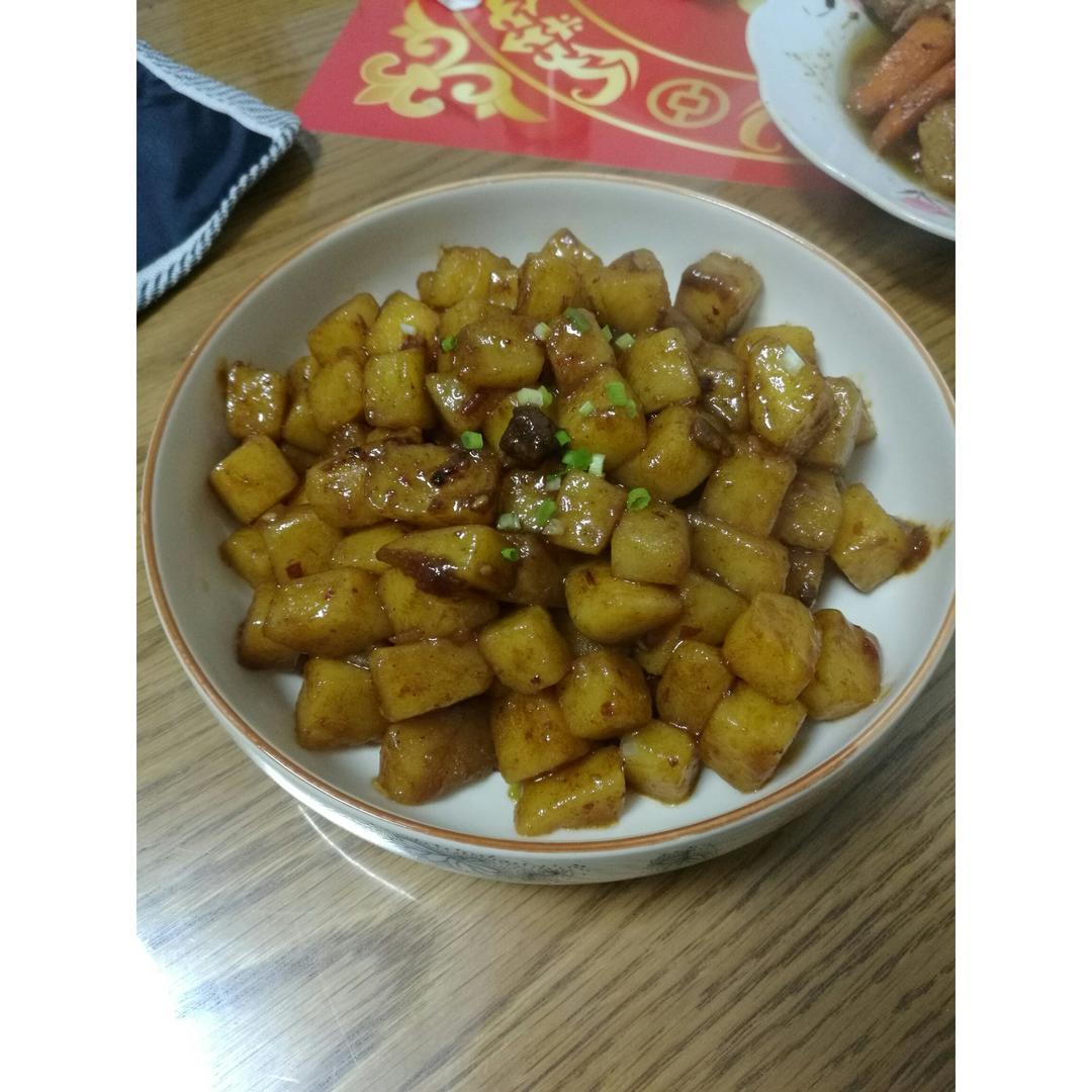 超级快手菜老干妈孜然土豆丁