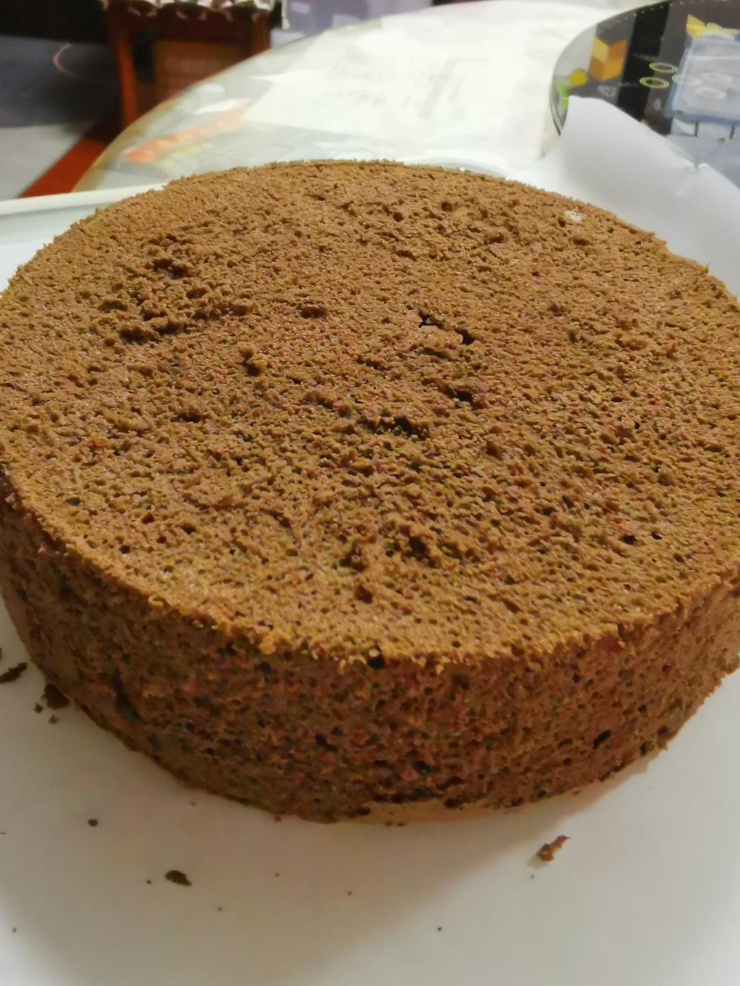 可可戚风蛋糕～8寸～百分百成功