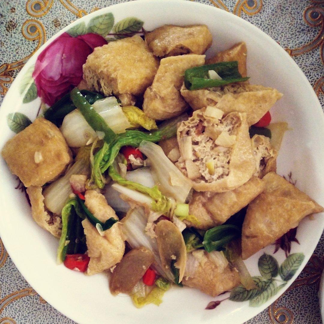 超下饭白菜油豆腐