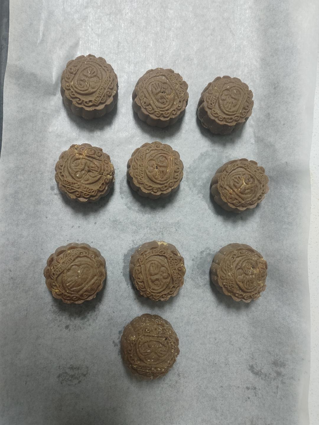 巧克力椰蓉蔓越莓月饼