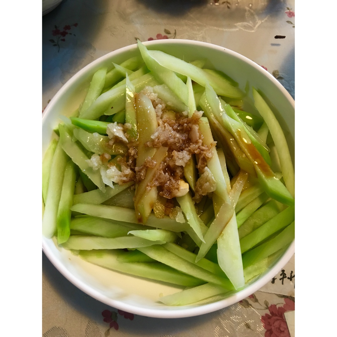 白灼芥蓝头