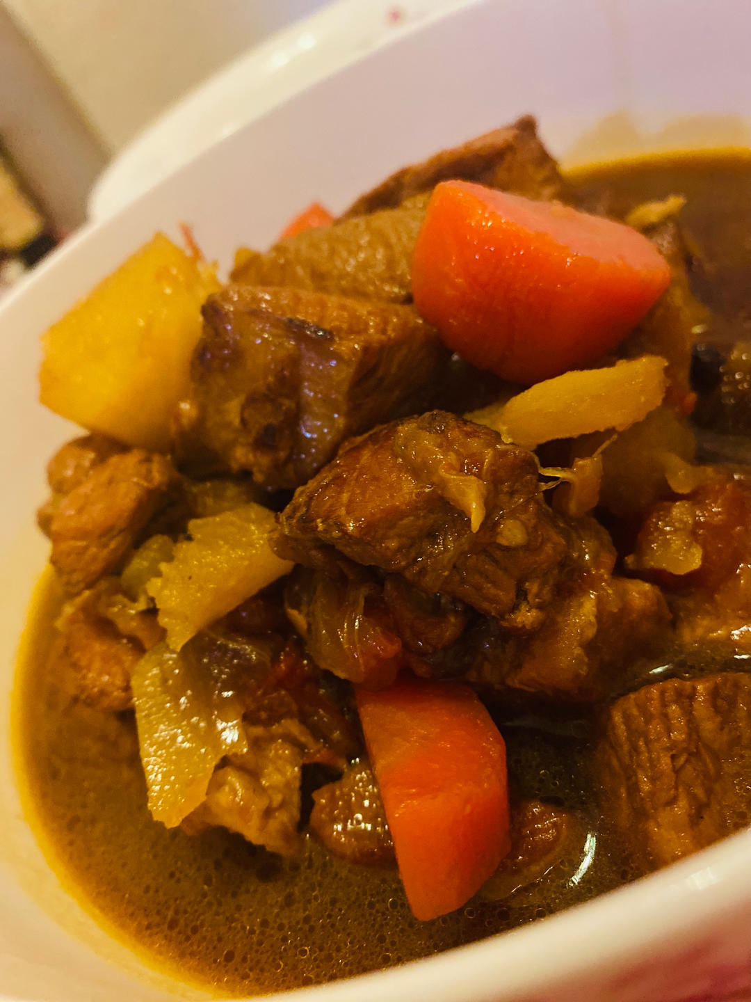 番茄土豆炖牛腩