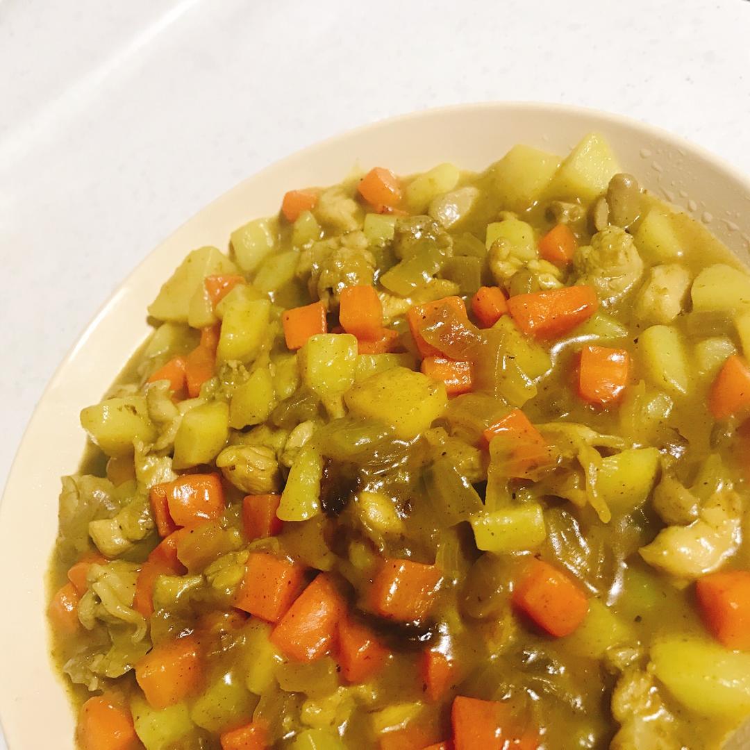 咖喱土豆鸡块