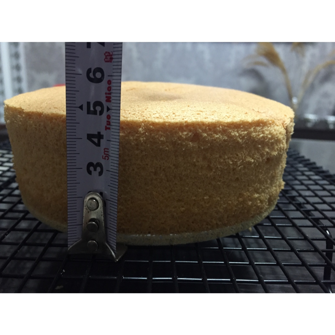 6寸戚风蛋糕（2蛋）