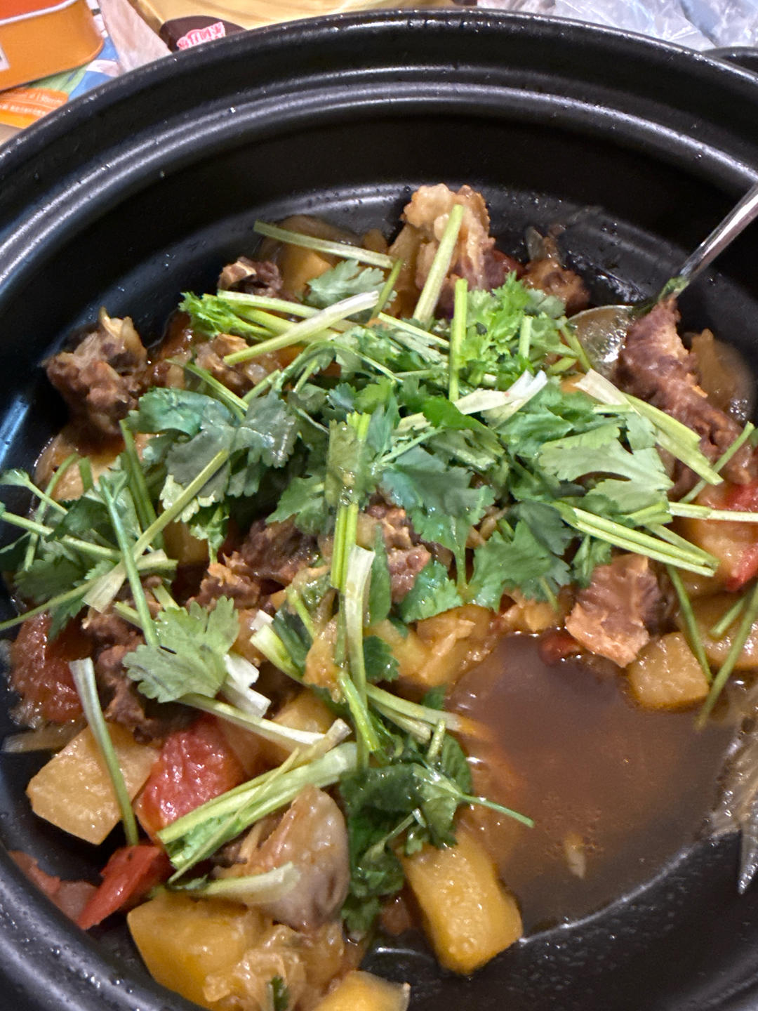 番茄土豆炖牛腩