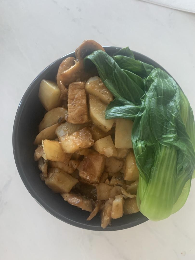 ㊙️香菇土豆肉沫拌饭❗️比外卖还好吃