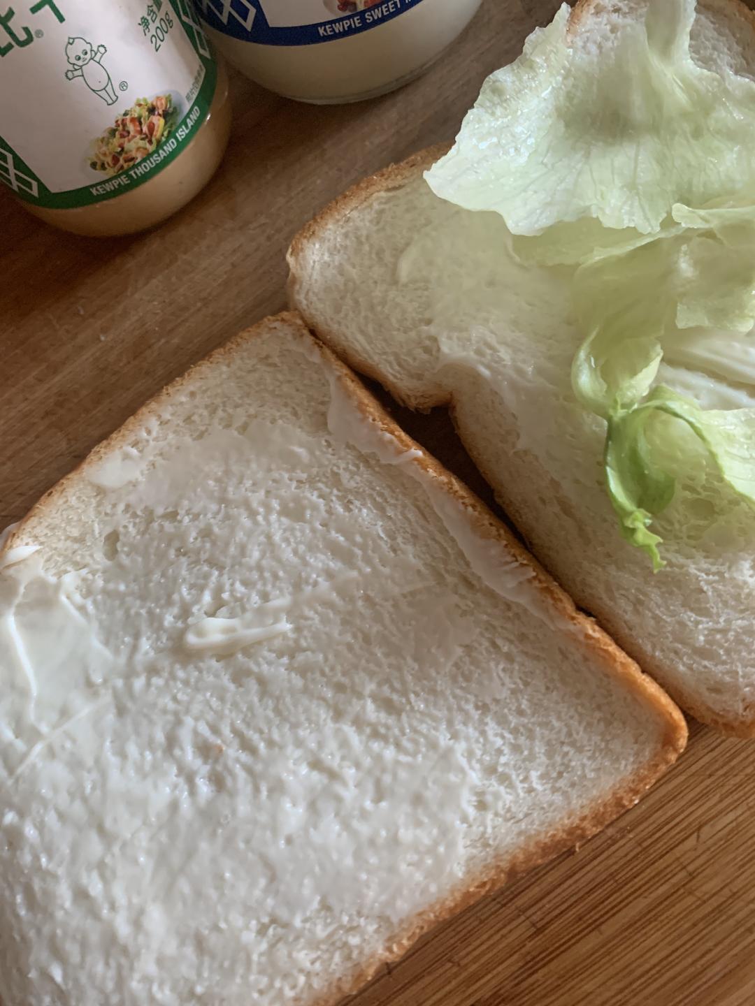 简单好吃的三明治🥪的做法 步骤2