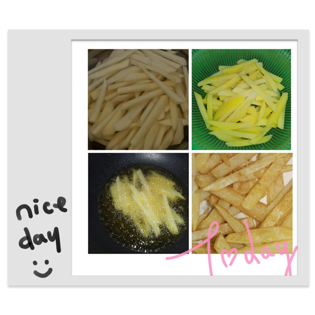 自制炸薯条🍟