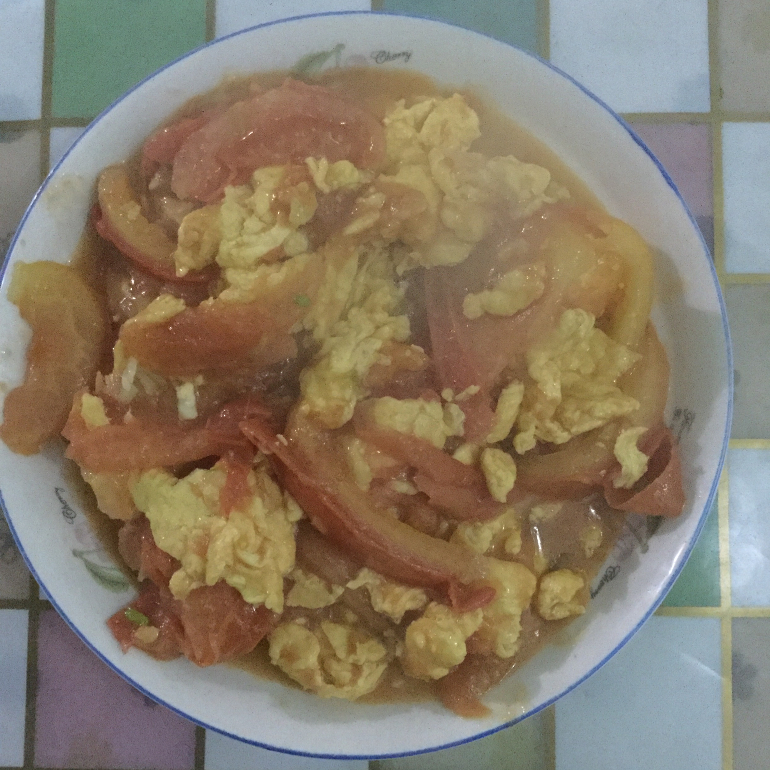 西红柿炒鸡蛋