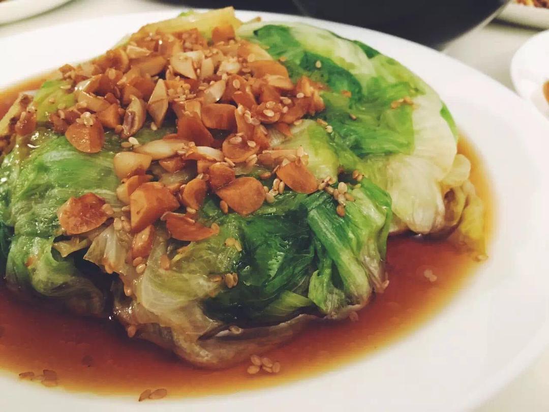 白灼生菜（超简单微波炉法）的做法