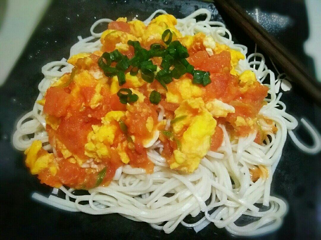 番茄鸡蛋盖浇面