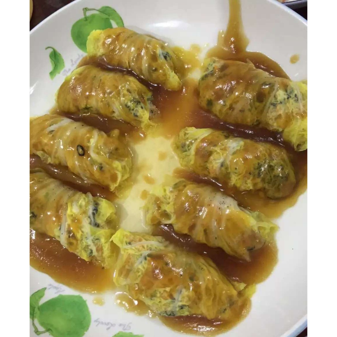 瑶柱娃娃菜卷