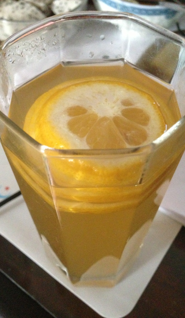 蜂蜜柠檬绿茶的做法