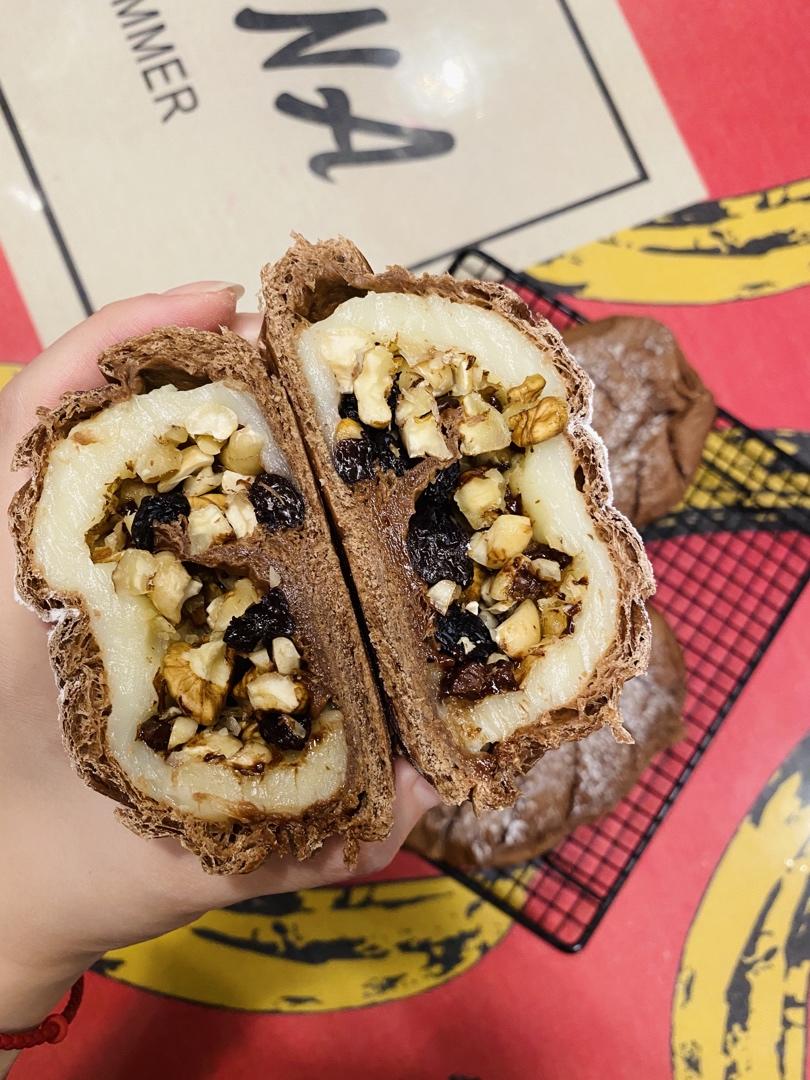 巧克力麻薯软欧包