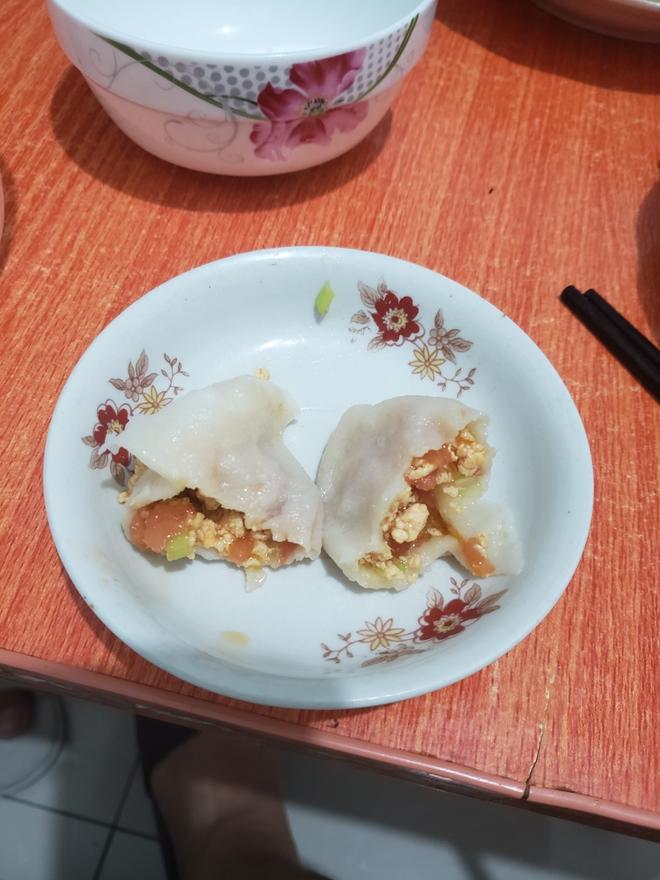 西红柿鸡蛋馅饺子的做法