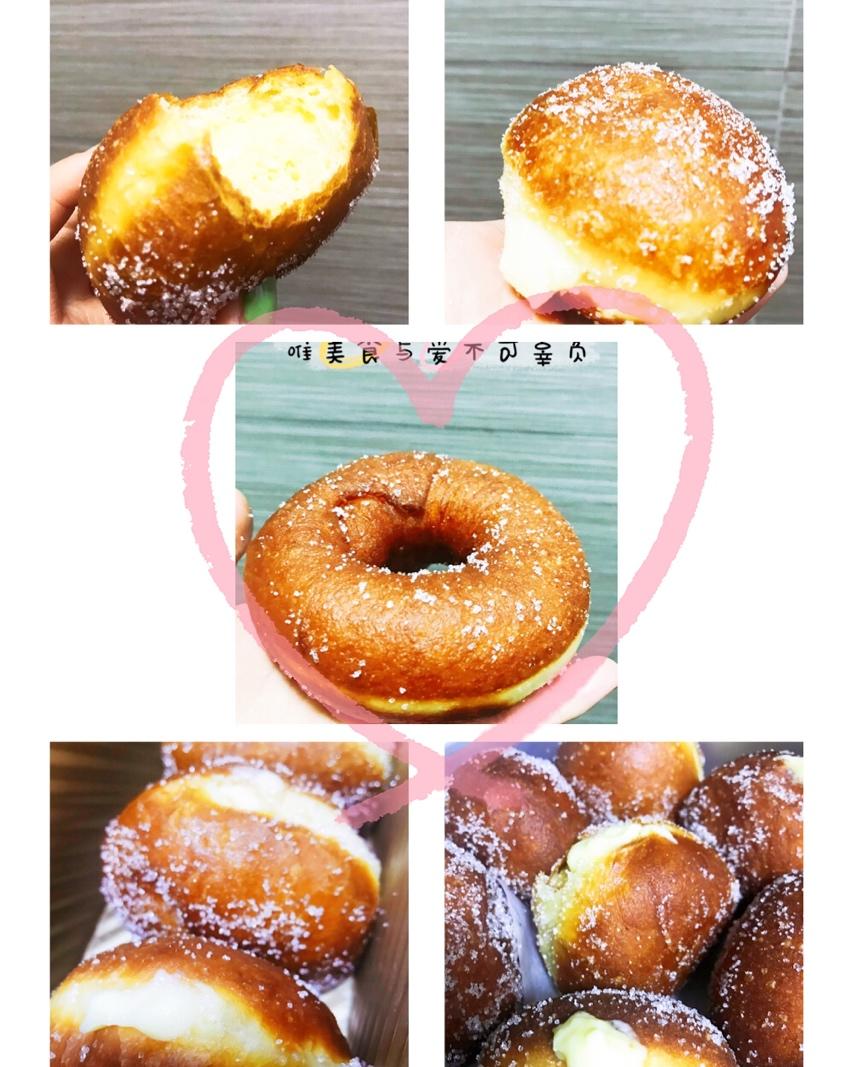 好吃到哭泣的甜甜圈VANILLA CREAM-FILLED DOUGHNUTS