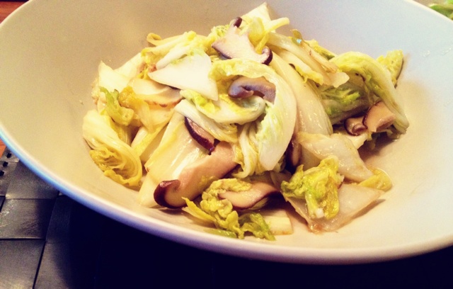 neko2421做的娃娃菜炒香菇