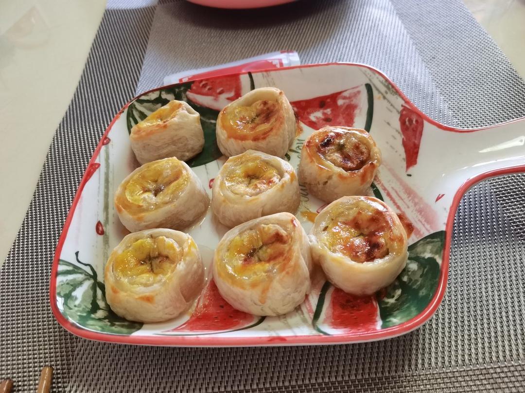 简易手抓饼香蕉卷