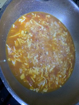 番茄虾仁豆腐汤的做法 步骤1