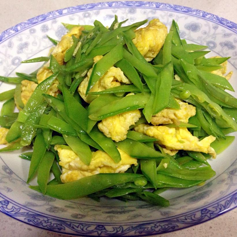 荷兰豆炒蛋