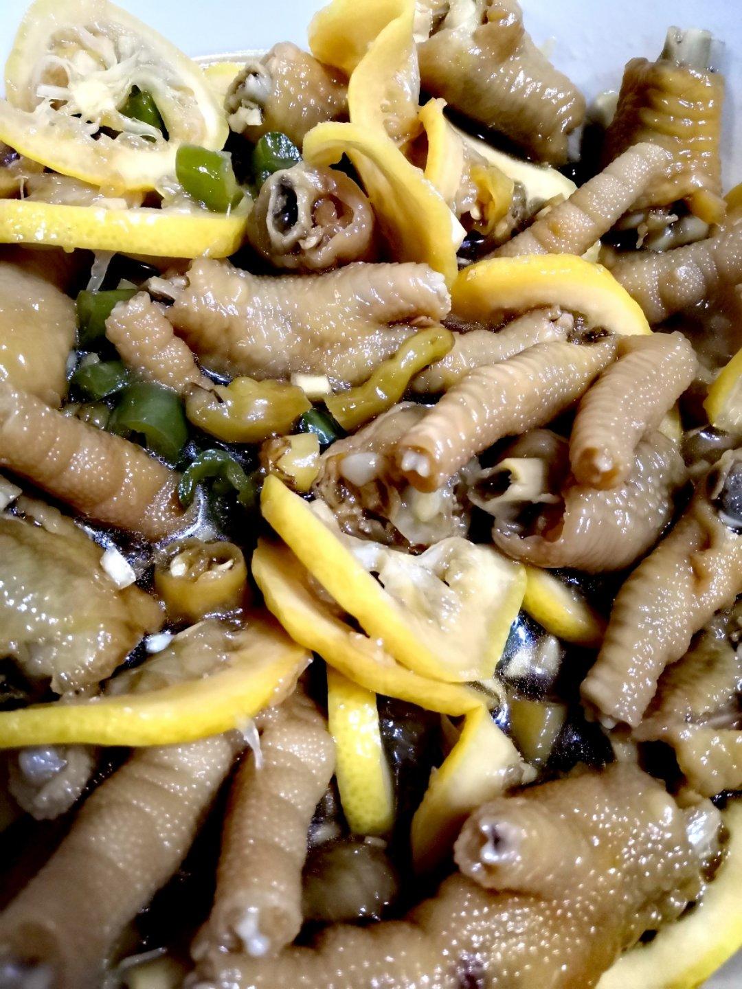 【柠檬酸辣鸡爪】自制超级无敌美味的网红鸡爪