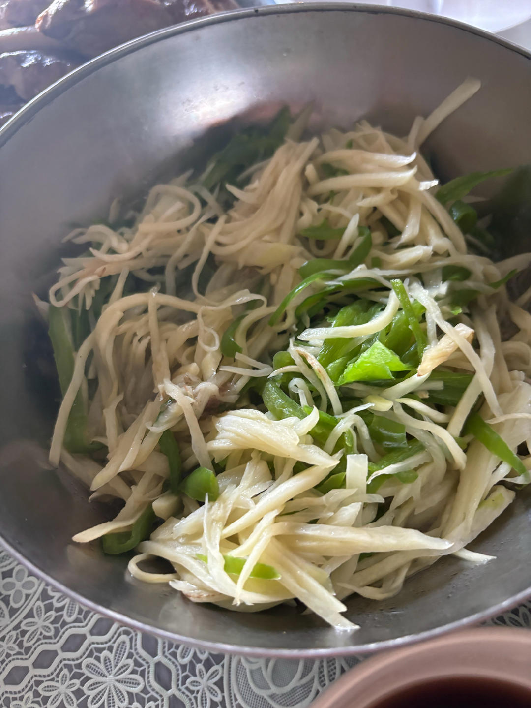 【水中人参】青椒茭白榨菜肉丝