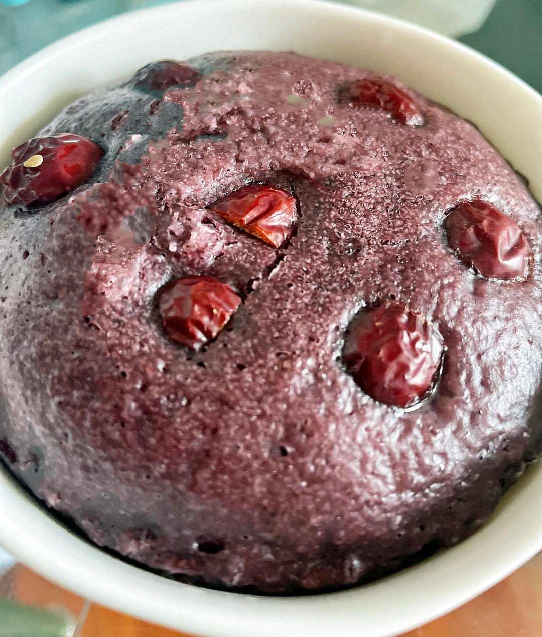 健康美味的黑米糕