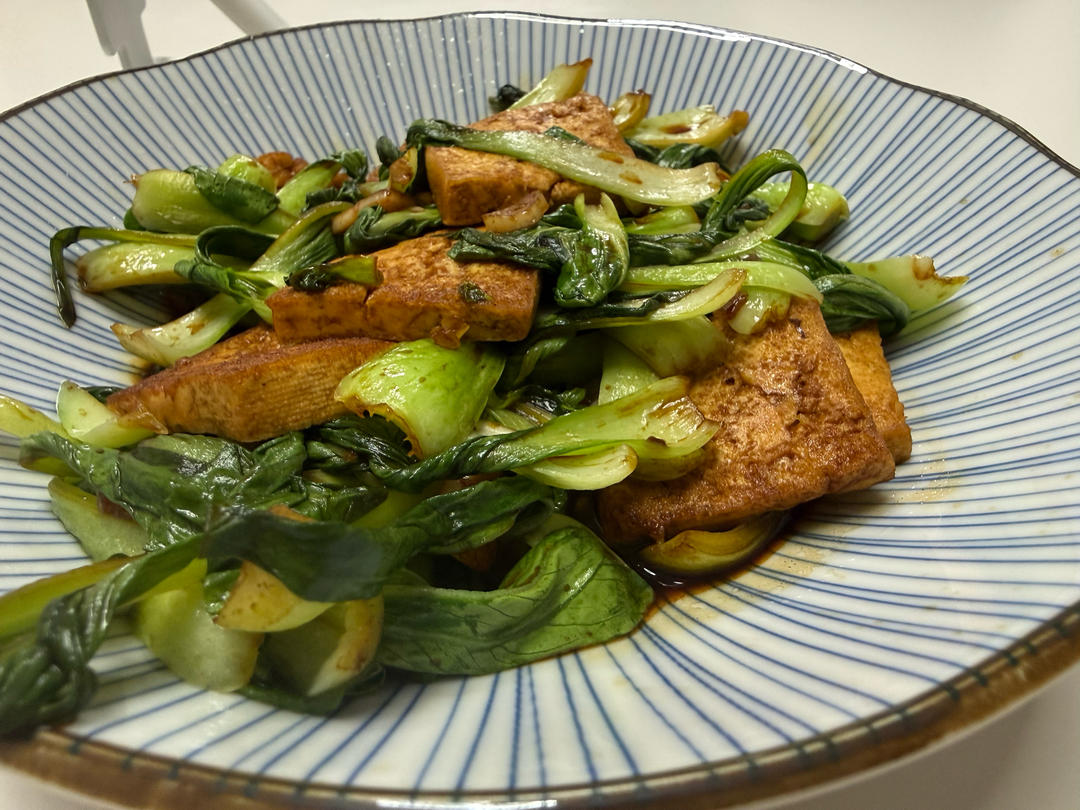 青菜炒豆腐