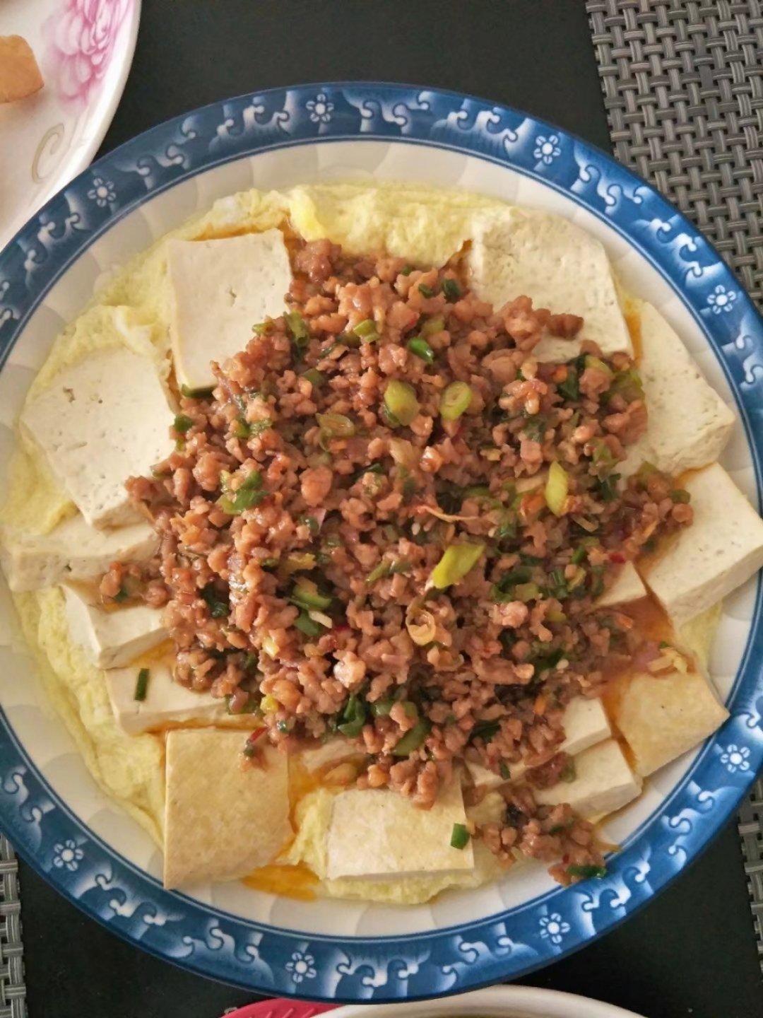 肉末蒸豆腐