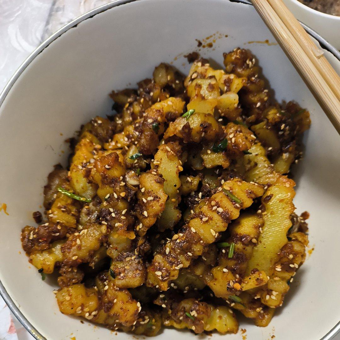 麻辣土豆条（狼牙土豆）