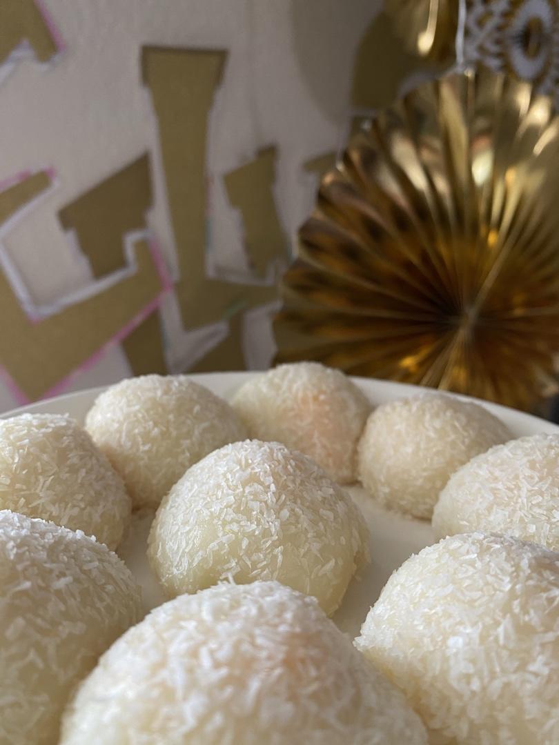 tcby_chen做的免烤箱香甜软糯的芒果糯米糍,一次成功超好吃