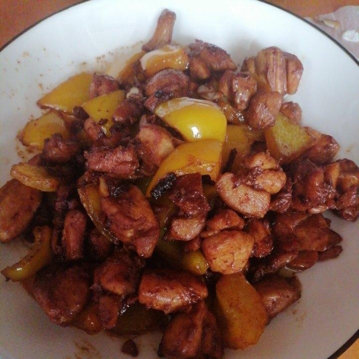 爆炒鸡腿肉🍗生炒鸡