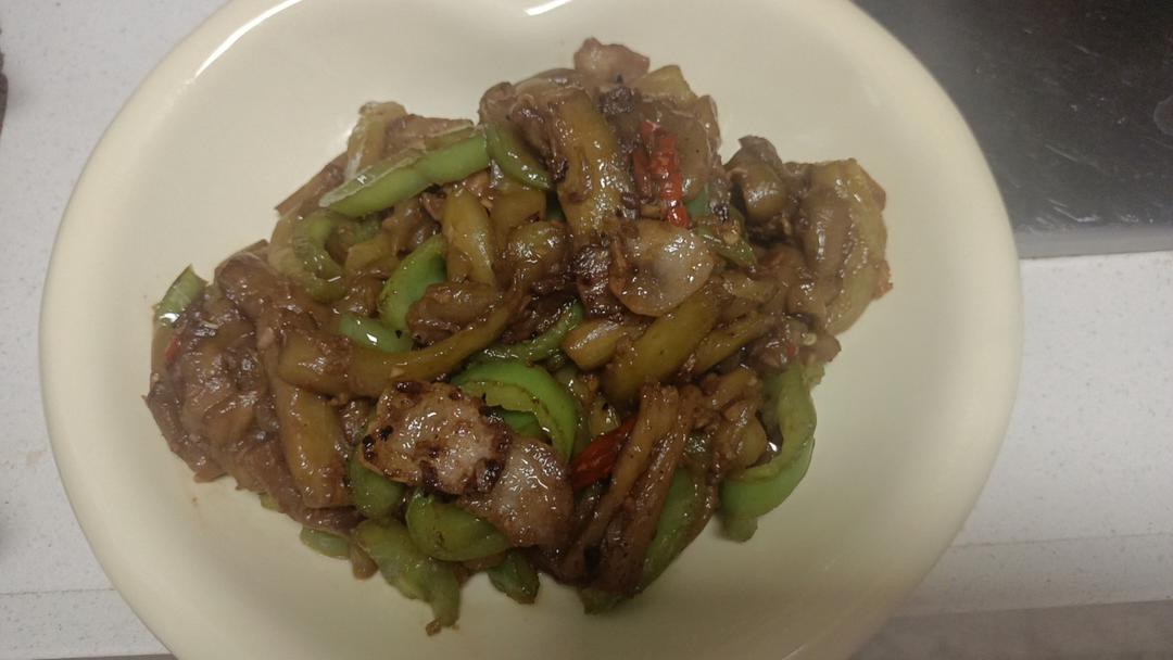 少油版茄子炒肉
