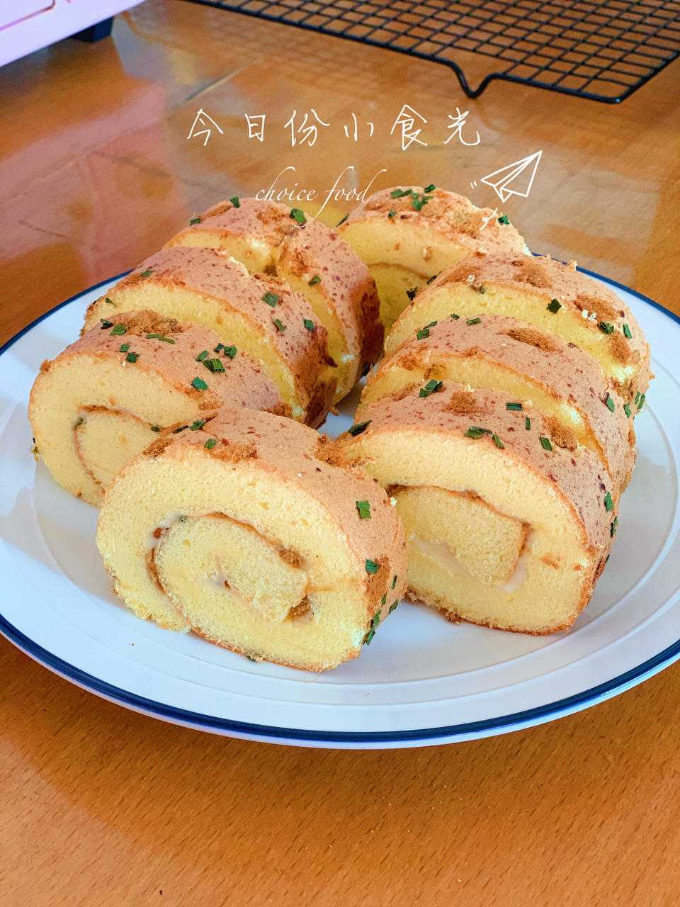 怎么卷都不裂的肉松蛋糕卷