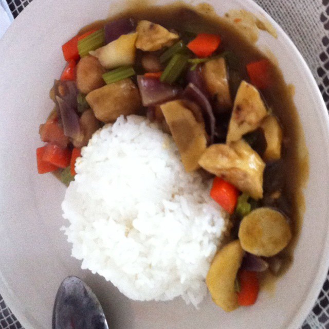 美味咖喱鸡饭