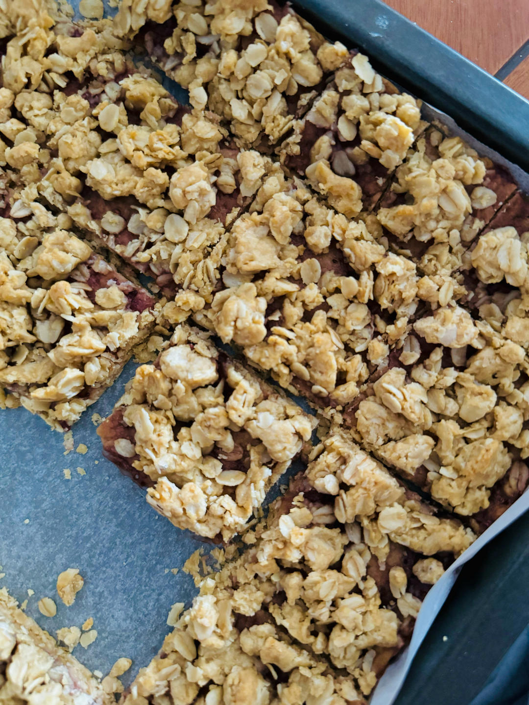 Jam Filled Oatmeal Bars