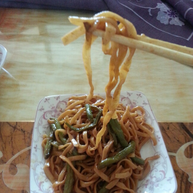 豆角焖面