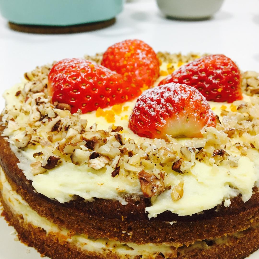 【曼达小馆】下午茶系列：胡萝卜蛋糕