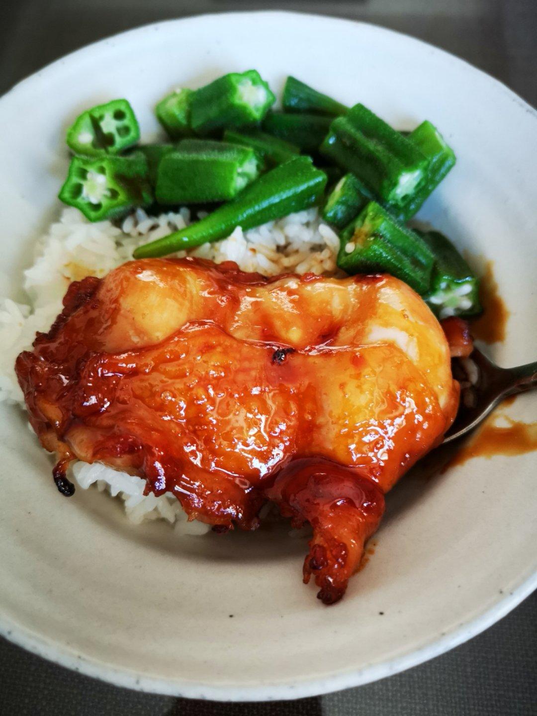 【照烧鸡腿饭】