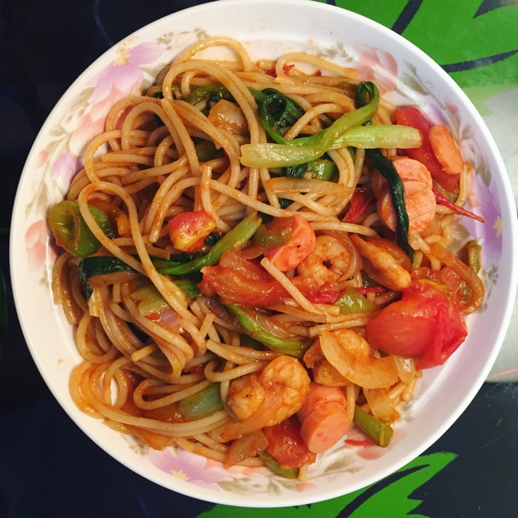 番茄肉酱意大利面