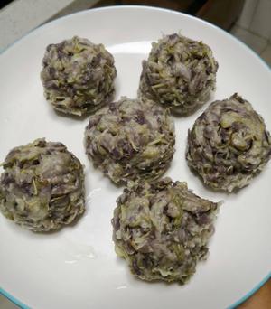紫藤团和紫藤饼的做法 步骤5