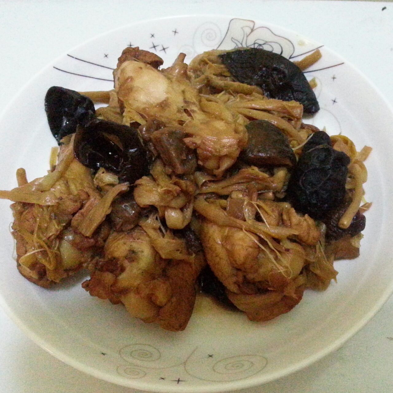 冬菇焖鸡
