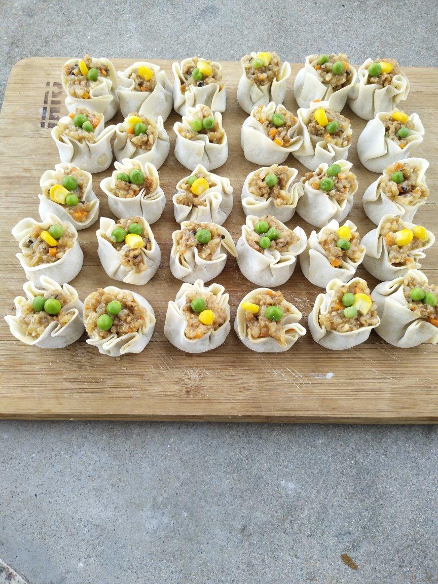 简易糯米烧卖（附烧卖包法）