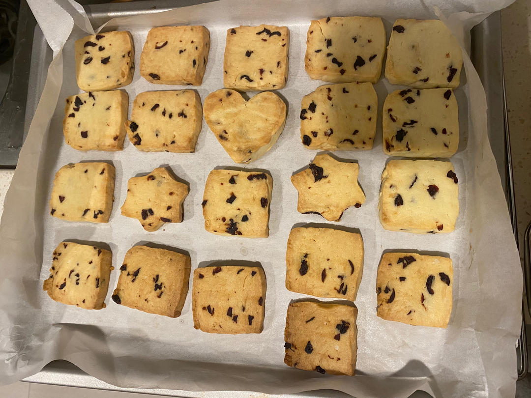 蔓越莓饼干（无需打发）