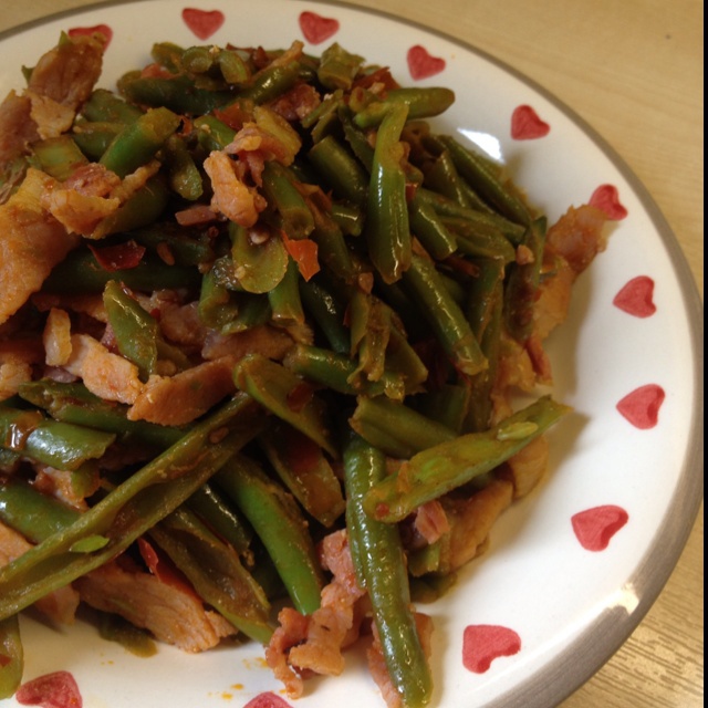 豆角炒肉
