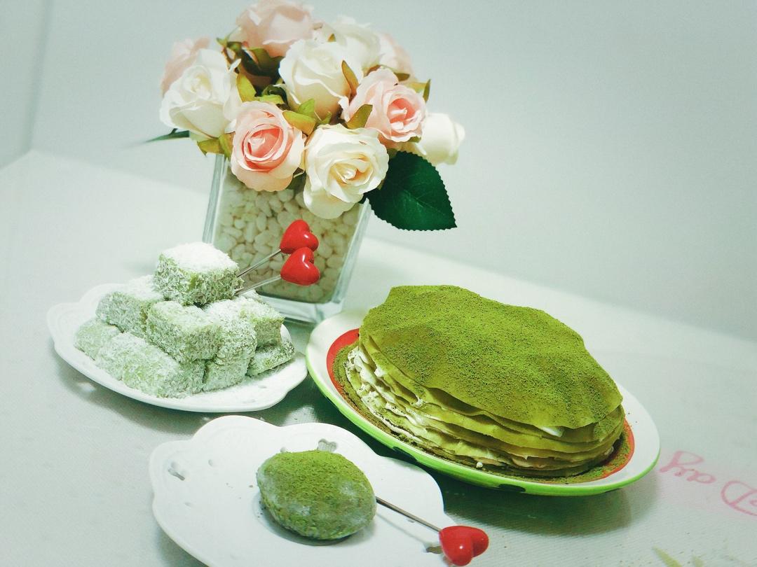 抹茶红豆大福